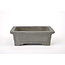 Rectangular unglazed Yamaaki pot - 130 x 105 x 45 mm