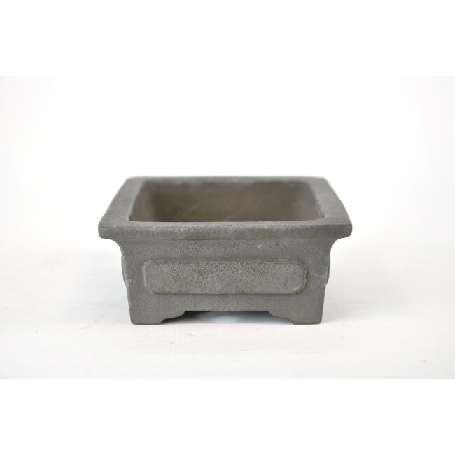 Maceta rectangular sin esmaltar Yamaaki - 130 x 105 x 45 mm