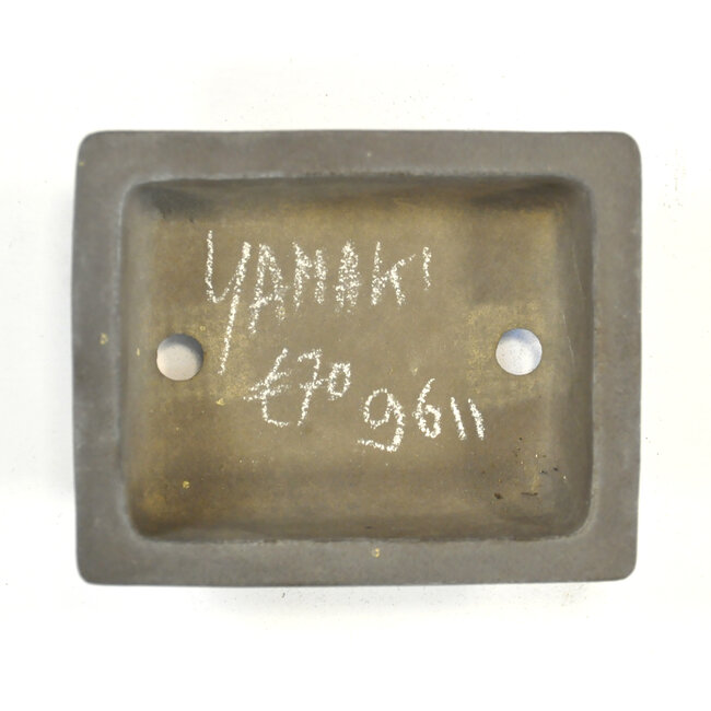 Vaso Yamaaki rettangolare non smaltato - 130 x 105 x 45 mm