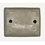 Rectangular unglazed Yamaaki pot - 130 x 105 x 45 mm