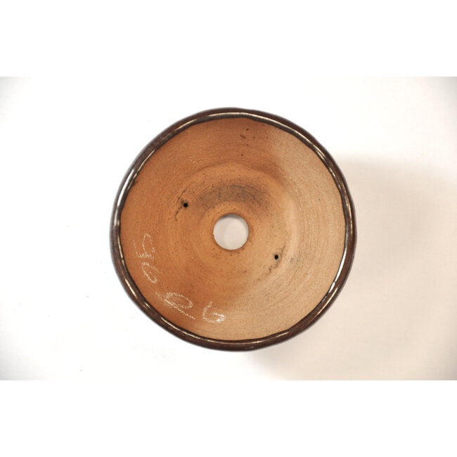 Vaso Bonsa rotondo marrone - 95 x 93 x 50 mm