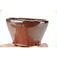 Round brown Bonsa pot - 95 x 93 x 50 mm