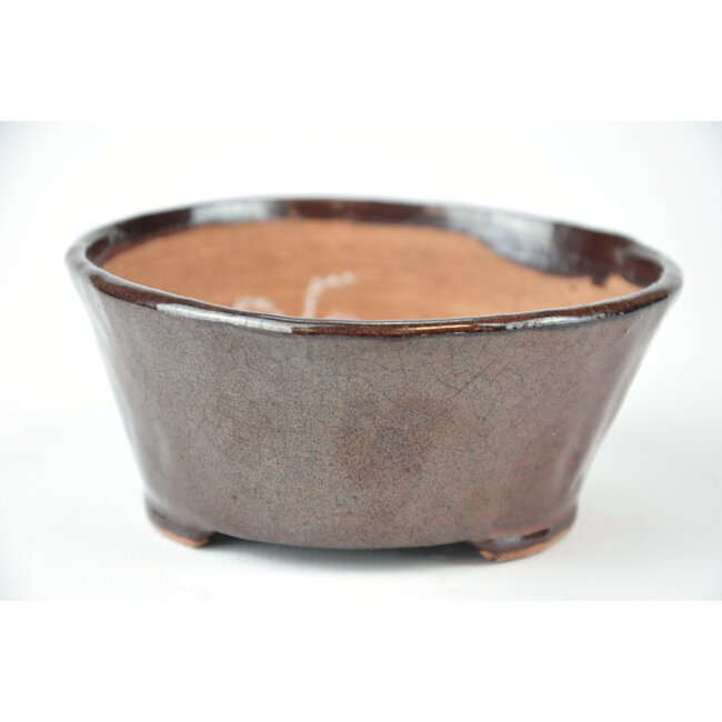 Vaso Bonsa rotondo marrone - 110 x 107 x 50 mm