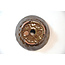 Runder brauner Bonsa-Topf - 116 x 114 x 40 mm