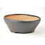 Round brown Bonsa pot - 109 x 112 x 40 mm