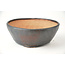 Ronde bruine Bonsa-pot - 109 x 112 x 40 mm