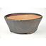 Round brown Bonsa pot - 110 x 120 x 45 mm
