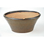 Round brown Bonsa pot - 102 x 102 x 45 mm