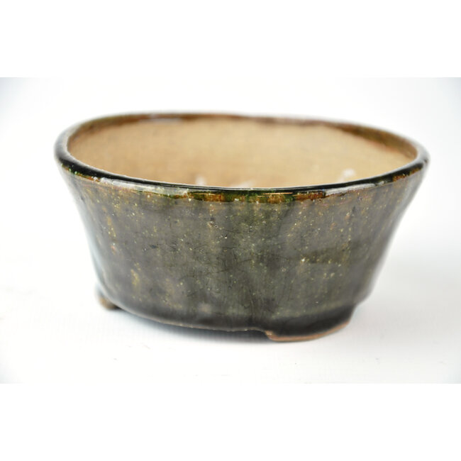 Maceta redondo verde Bonsa - 102 x 107 x 45 mm