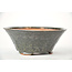 Round green Bonsa pot - 122 x 120 x 50 mm