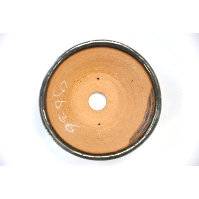 Pot rond Bonsa vert - 122 x 120 x 50 mm