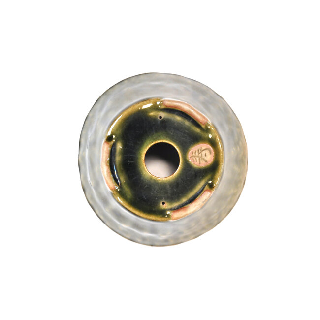 Ronde groene Bonsa-pot - 100 x 99 x 50 mm