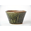 Ronde groene Bonsa pot - 95 x 94 x 55 mm