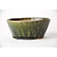 Round green Bonsa pot - 106 x 106 x 45 mm