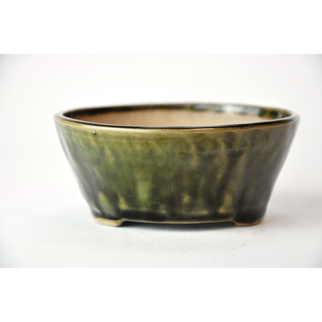 Maceta redondo verde Bonsa - 106 x 106 x 45 mm