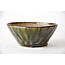 Round green Bonsa pot - 110 x 149 x 45 mm