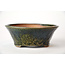 Round green Bonsa pot - 120 x 120 x 45 mm