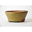 Round golden Bonsa pot - 105 x 105 x 45 mm