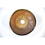 Pot rond Bonsa en or et marron - 100 x 104 x 45 mm