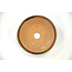 Round golden Bonsa pot - 123 x 120 x 40 mm