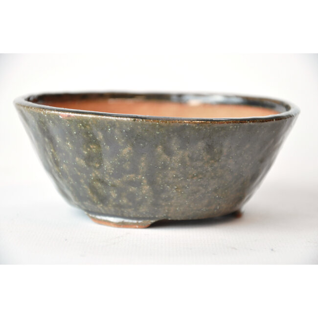 Vaso Bonsa verde tondo - 120 x 115 x 45 mm