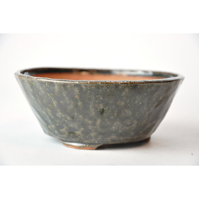 Vaso Bonsa verde tondo - 120 x 115 x 45 mm