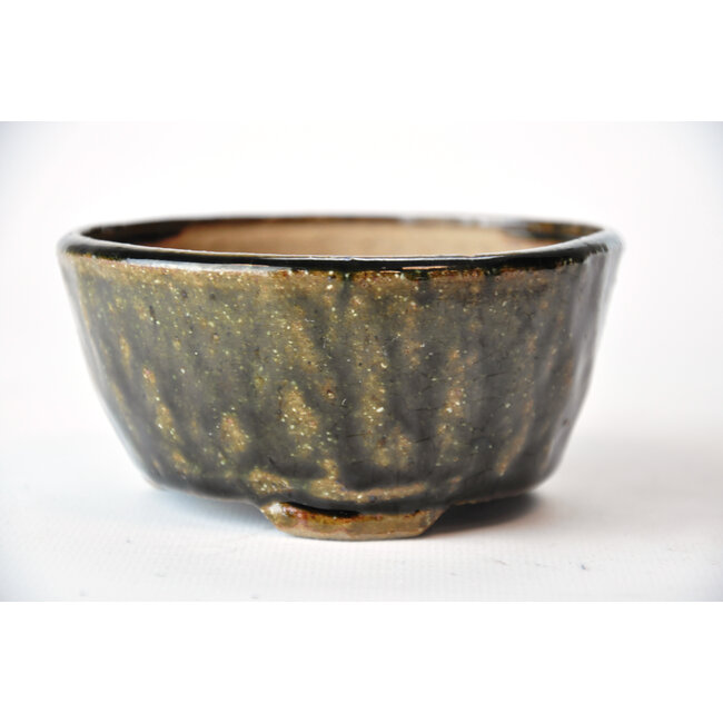 Vaso Bonsa verde tondo - 100 x 100 x 50 mm