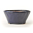 Pot rond Bonsa bleu - 117 x 114 x 55 mm