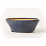 Pot rond Bonsa bleu - 115 x 114 x 40 mm