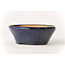 Pot rond Bonsa bleu - 115 x 114 x 40 mm