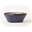 Pot rond Bonsa bleu - 115 x 114 x 40 mm