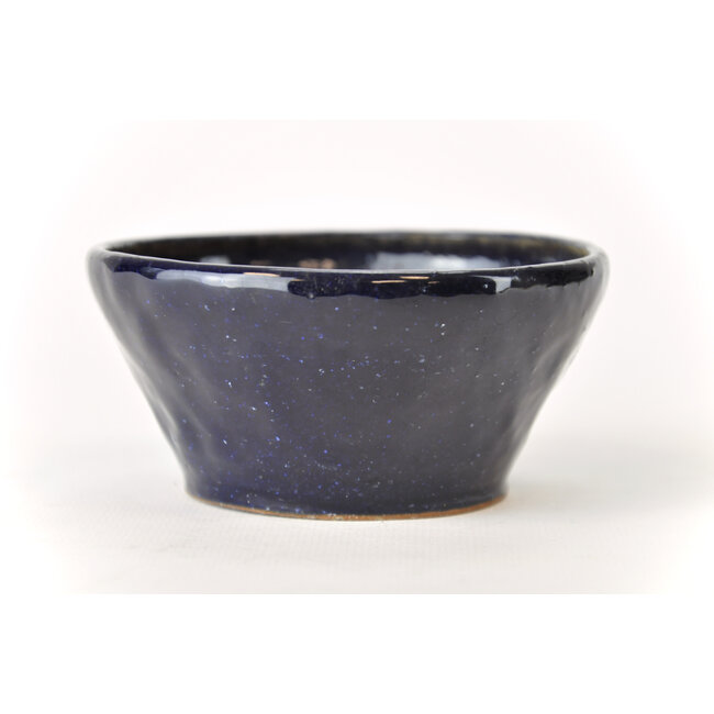 Pot rond Bonsa bleu - 105 x 107 x 50 mm