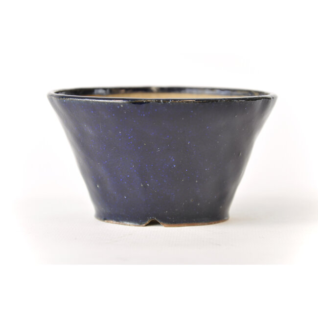 Pot rond Bonsa bleu - 112 x 110 x 60 mm