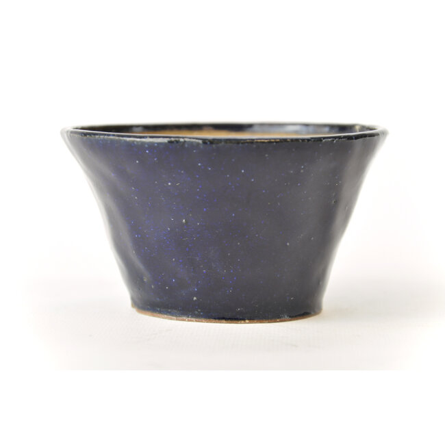 Pot rond Bonsa bleu - 112 x 110 x 60 mm