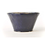 Ronde blauwe Bonsa-pot - 112 x 110 x 60 mm