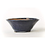 Pot rond Bonsa bleu - 102 x 102 x 40 mm