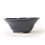 Round blue Bonsa pot - 102 x 102 x 40 mm