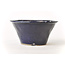 Round blue Bonsa pot - 112 x 112 x 55 mm