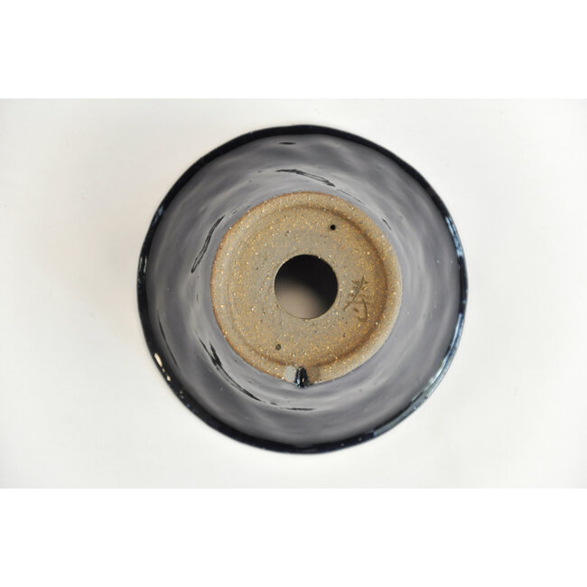 Vaso Bonsa blu tondo - 112 x 112 x 55 mm