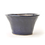 Round blue Bonsa pot - 100 x 100 x 60 mm