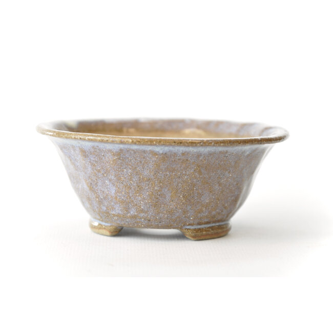 Runder lila Bonsa Topf - 106 x 104 x 40 mm