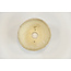 Round white craquelé Bonsa pot - 90 x 87 x 40 mm