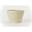 Ronde gebroken witte craquelé Bonsa pot - 84 x 83 x 55 mm
