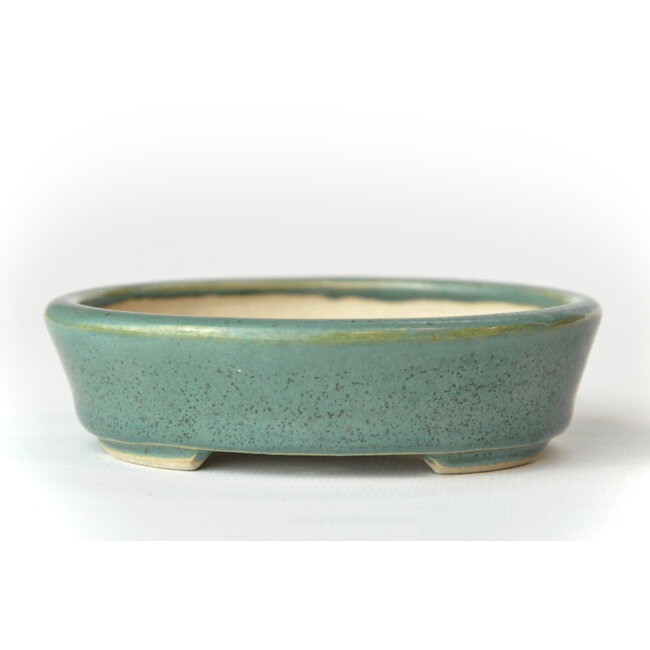 Seto ovale turquoise - 105 x 95 x 25 mm