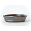 Ovale bruine Seto-pot - 98 x 86 x 25 mm