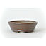 Pot Seto marron ovale - 100 x 86 x 25 mm