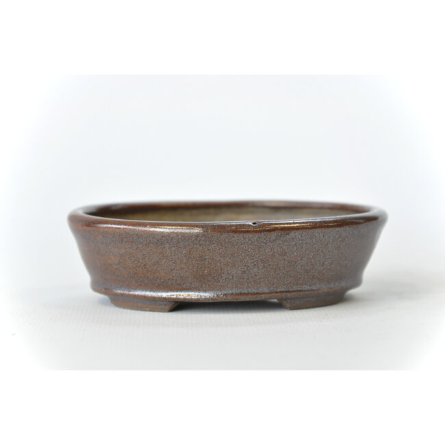 Maceta Seto ovalada marrón - 100 x 86 x 25 mm