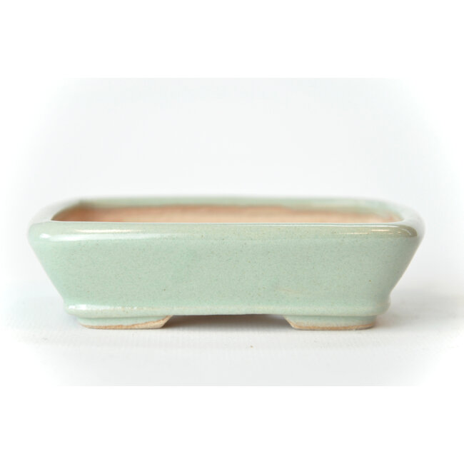 Maceta rectangular Seto azul menta - 105 x 84 x 25 mm