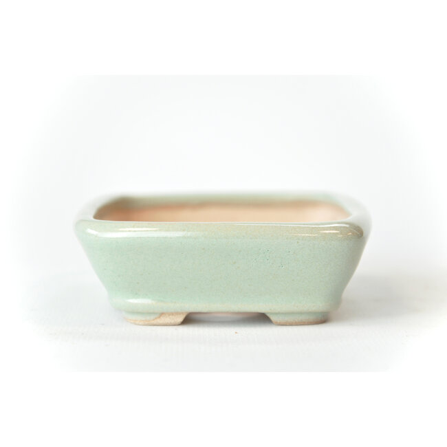 Pot Seto rectangulaire bleu menthe - 105 x 84 x 25 mm