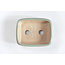 Maceta rectangular Seto azul menta - 105 x 84 x 25 mm